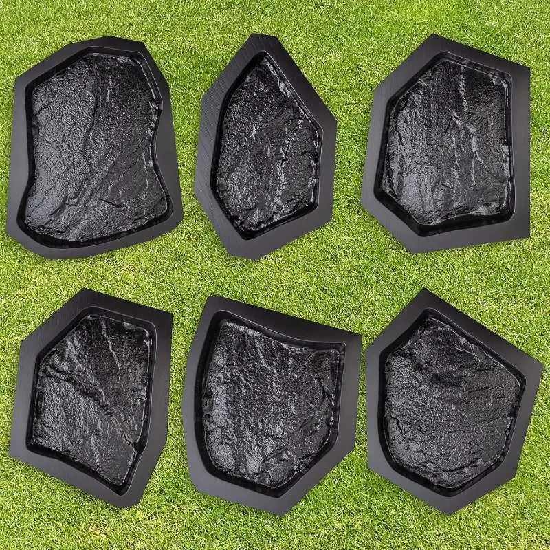 Flagstone Molds ABS 2mm Cement Mold - Paver Mold Reusable, Paving DIY Stepping Stone Mold - Casting Pathmaker Gard