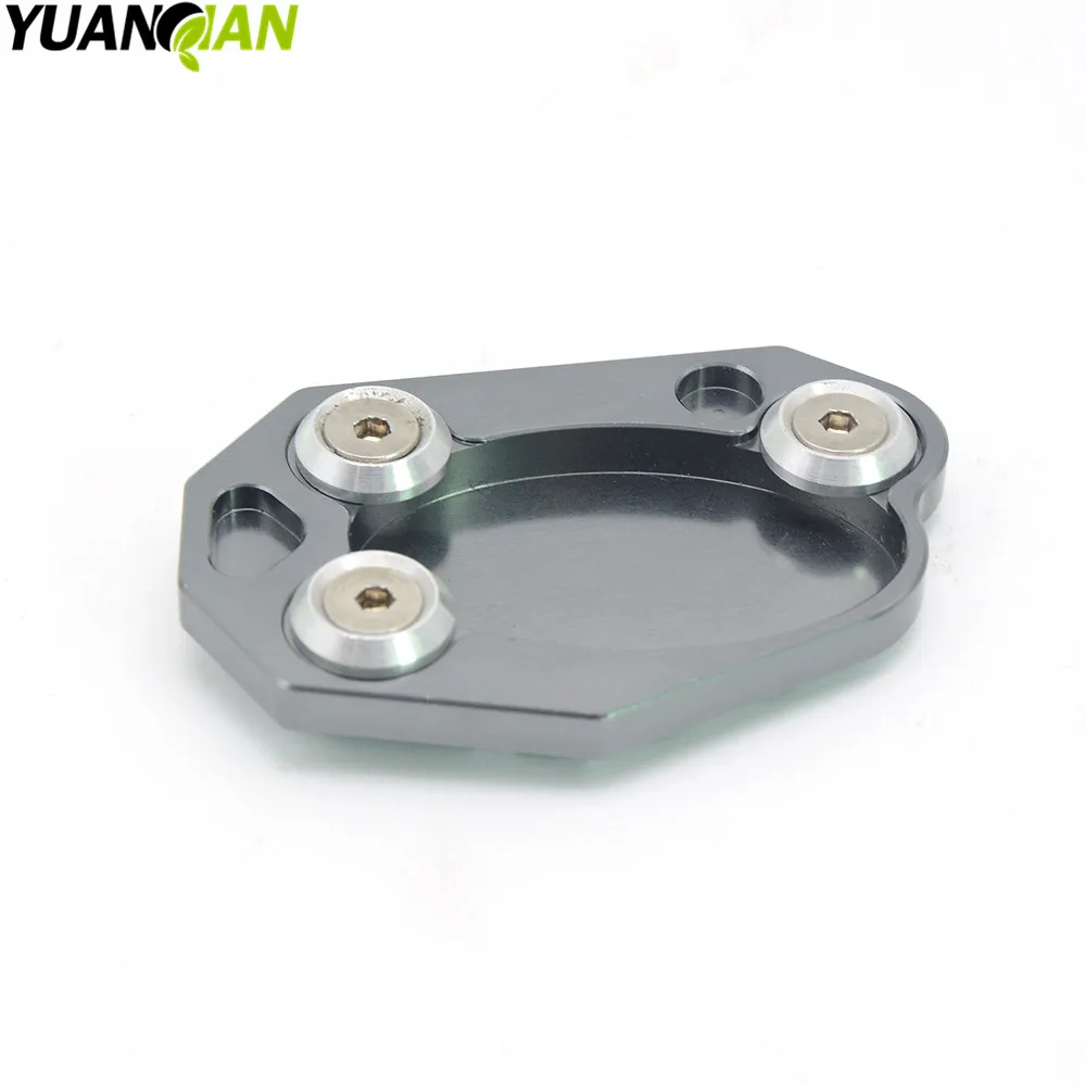 جديد قطع الغيار للدرجة النارية مسنده القدم الجانب حامل تكبير تمديد وسادة دعم لوحة لكاواساكي Z 800 Z800 ER6 ER-6 2013-2015