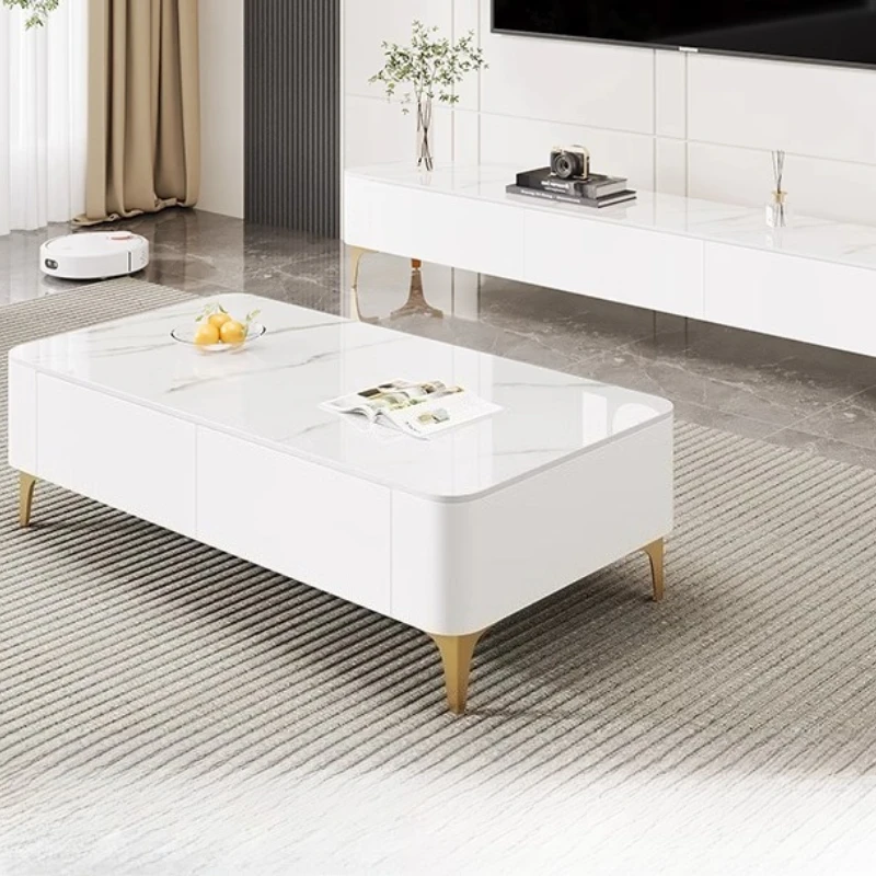 

Storage Rustic Coffee Table Wood Unique White Design Space Saving Coffee Table Modern Luxury Mesa De Centro Furniture For Home