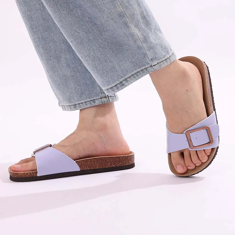 Smile Pop New Summer Women Slipper Non-slip Wear-resistant Slippers Fashion Versatile Women Sand Beach Clog Colorful Women Shoes