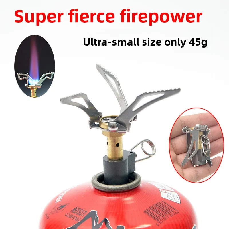 

Outdoor Aluminum Alloy Mini Stove Portable Foldable Stove Picnic Camping Stove Multifunctional Pocket Stove