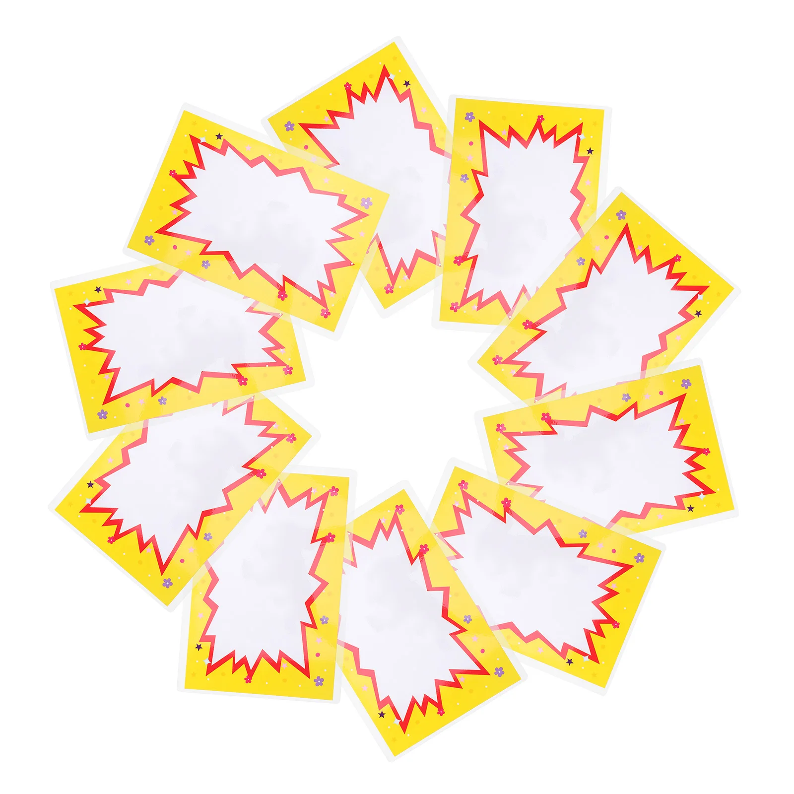 

10 шт. таблички для показа цен, толстые яркие цветные ценники для супермаркетов, розничные магазины, овощные рынки