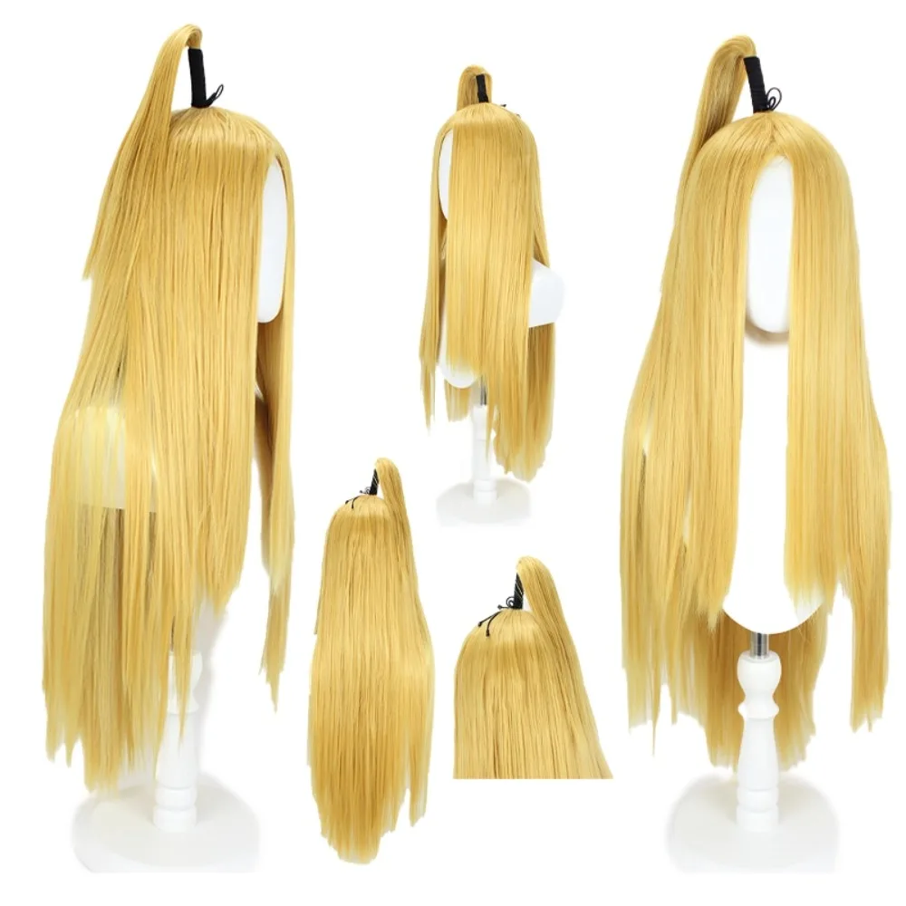 

Anime Cosplay Wig 75cm Golden Yellow Straight Hair for Deidara or Matako Gintama