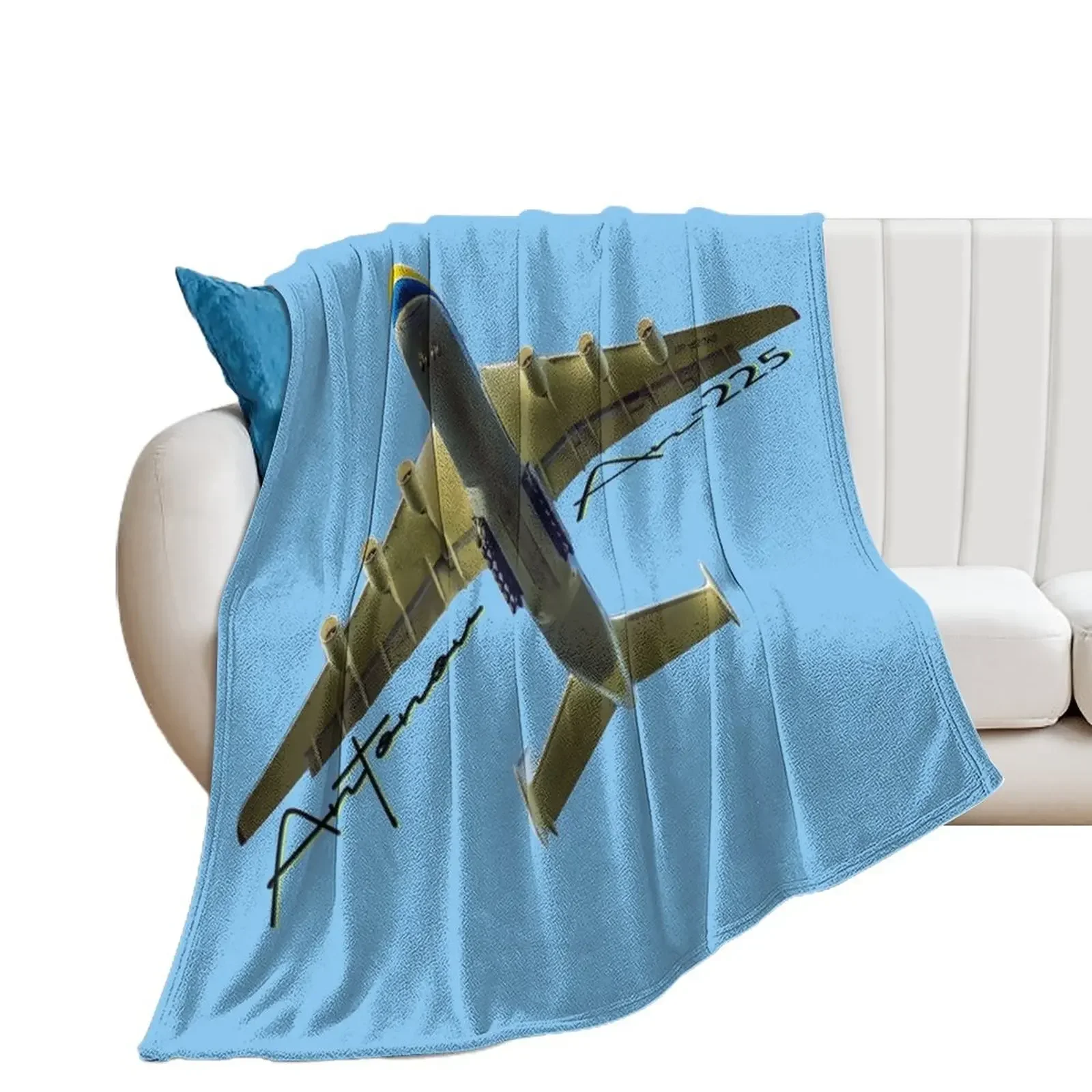 Antonov AN-225 Cargo Heavy Lifter Throw Blanket bed plaid Winter beds Soft Blankets