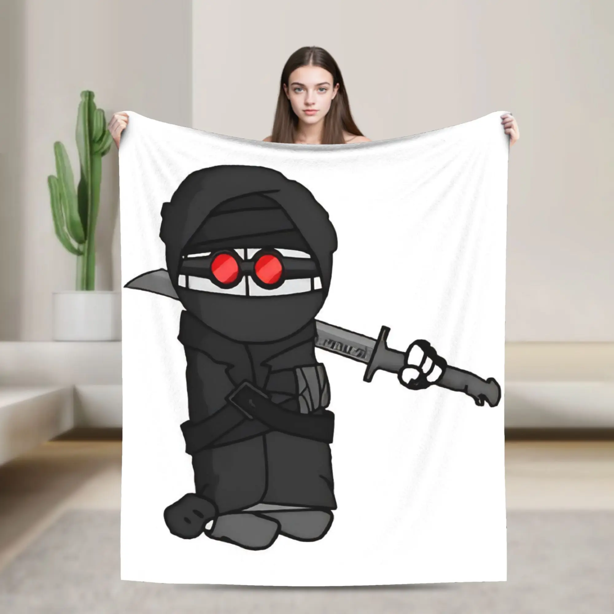 MADNESS COMBAT Hank Blanket Multiple Sizes Super Soft and Warm  Throw Blankets for Sofa Couch and Bed