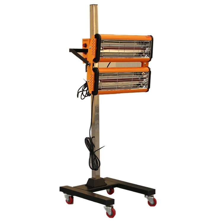 

FUNISI Infrared Car Paint Baking Lamp Double Tube Light Infrared Lamp To Dry Paint Car