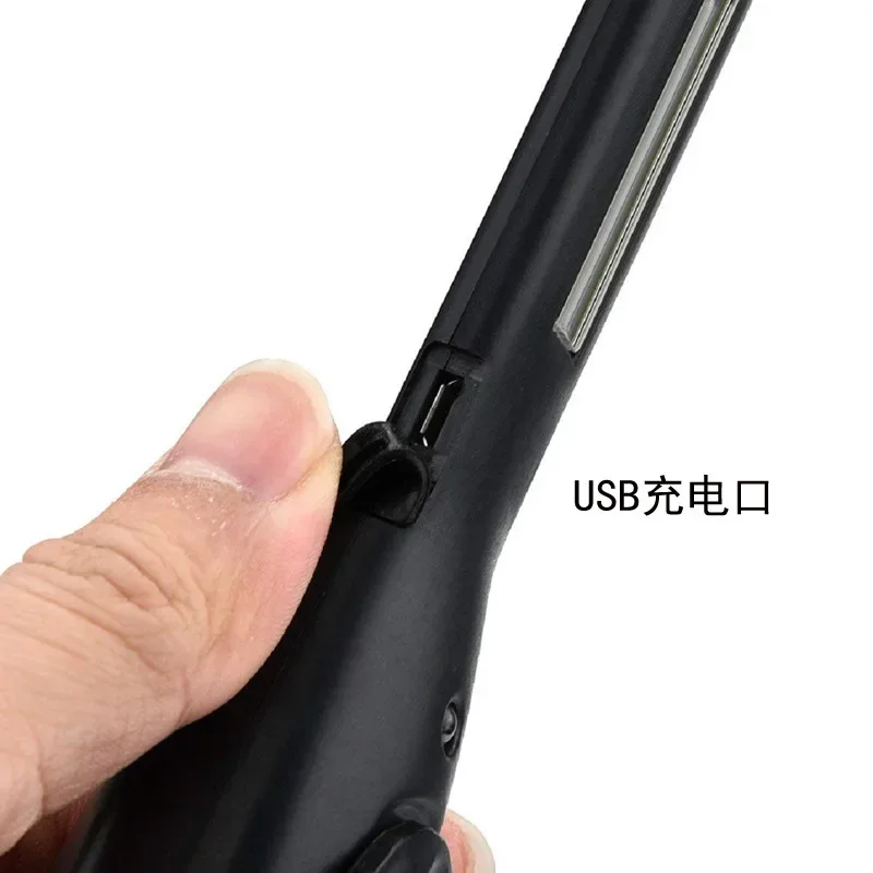 USB充電式COB LEDワークライト,ポータブル磁気コードレス検査ライト,車の修理,家庭,ワークショップ,緊急