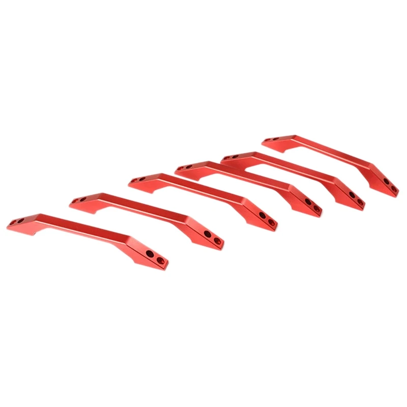 

6Pcs Roof Armrests Auto Parts Interior Front Door Pillar Grab Handle for Land Rover Defender 2004-2018 Models Red