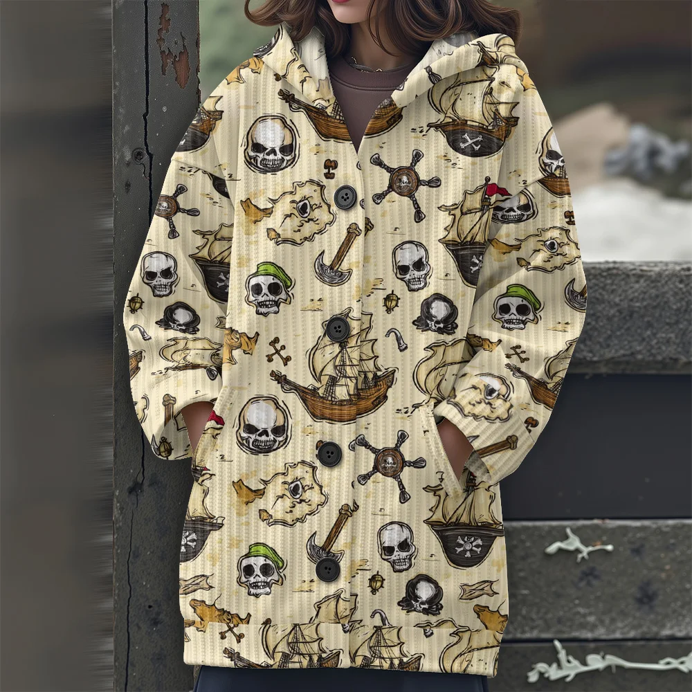 New Women's Long Sleeve Hooded Sweater Casual Fashion Knit Tunic Top Oversize Pullovers Trend Harajuku Streetwear