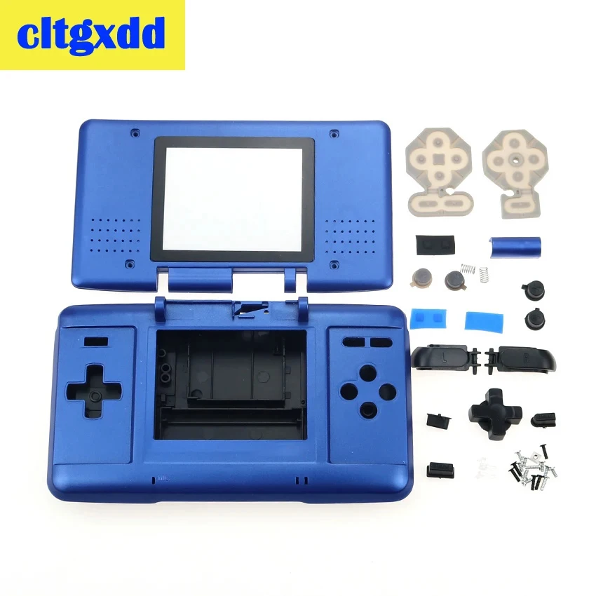 Cltgxdd NDS 콘솔 게임기용 전체 교체 하우징 케이스 커버 쉘 키트, 쉘 액세서리, 1 톤 세트
