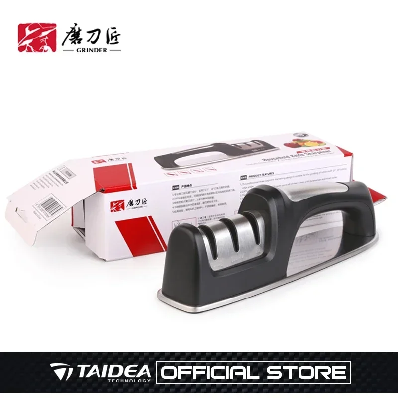 

TG1806 3-Stages Roller (Diamond&ceramic) Fast sharpening stone Professional Grinder tools GRINDER New Kitchen knife sharpener