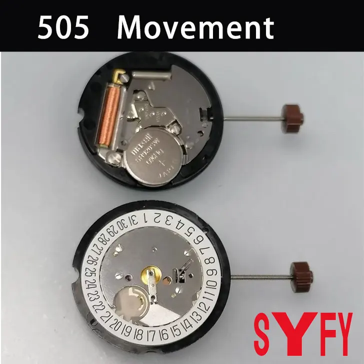 Quartz Swiss domestic movement Landa single calendar three needle 505 electronic movement original brand new original factory