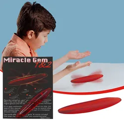 Novely Rattleback Puzzle Celt Stone Hand Spiner Magic Trick Props Fun Desktop Toys Fingertips For Game Antistress Toys For Kids