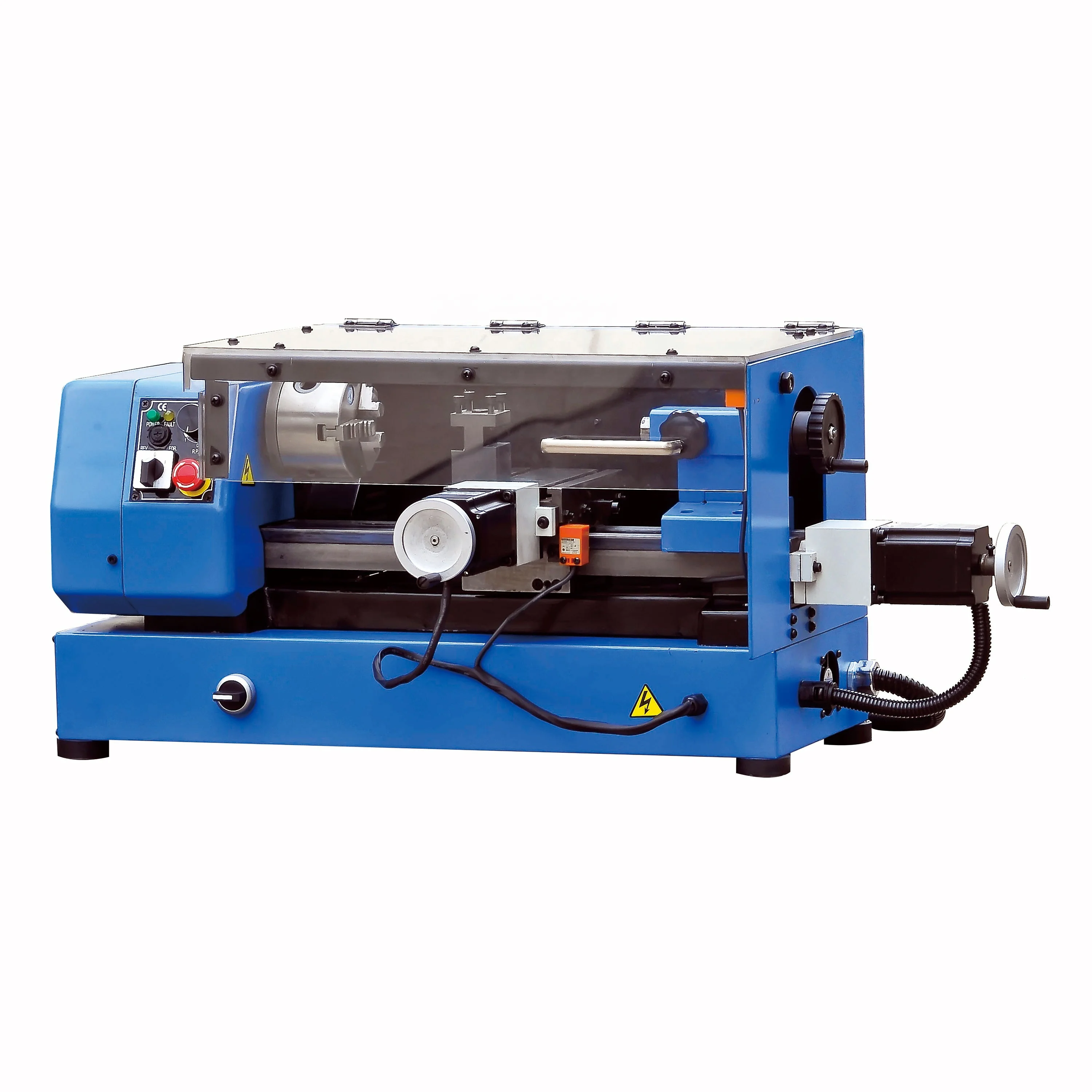 CNC140 CNC200 CNC250 torno CNC automático Para bebé para entrenamiento de enseñanza Mini torno de banco Mesin Bubut Torno Para Metal