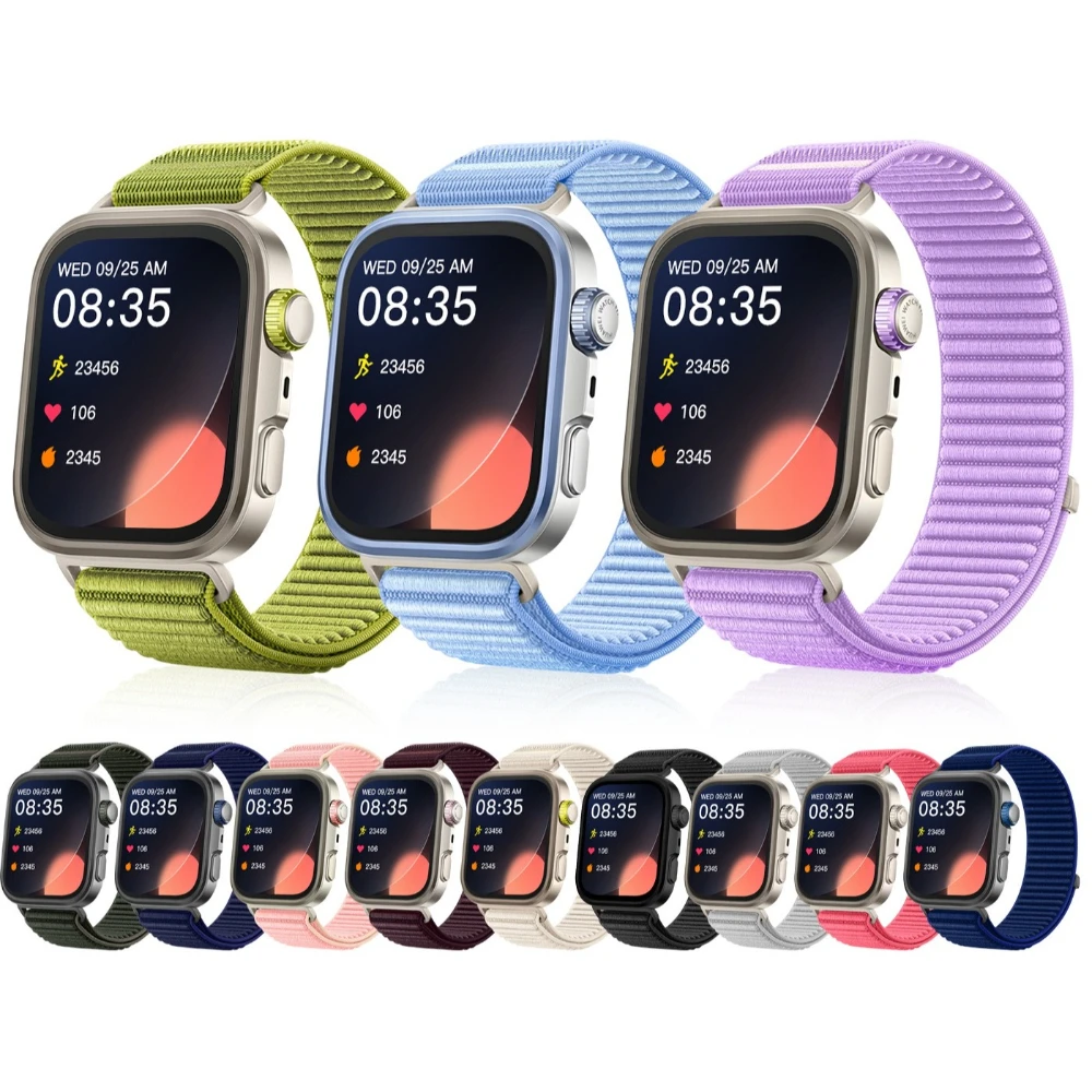 Nylon Loop Strap for Huawei Watch Fit 4 Pro Filed Nylon Braided Loop Sport Huawei Watch Fit 3/4 Watch Strap