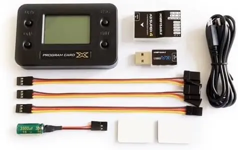 A3 Super4 Hobbyeagle Flight Controller 6-Axis Gyro Stabilizer Full Set with Program Card for Fixed Wing RC Airplane FPV Aircraft