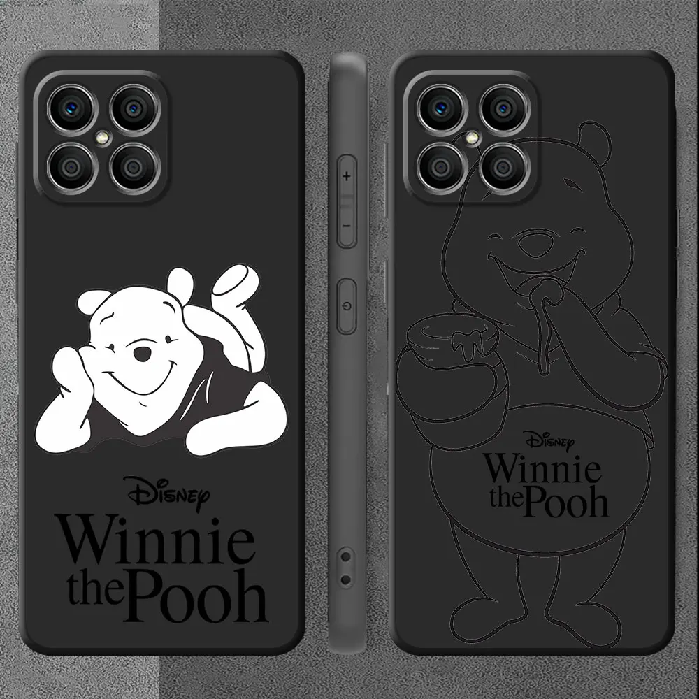 Case For Huawei Honor X8 8X X9a X7 90 Lite 70 50 20 P30 Pro P40 Y9 2019 P Smart Z Soft Funda Phone Cover Pooh The Winnie Bear