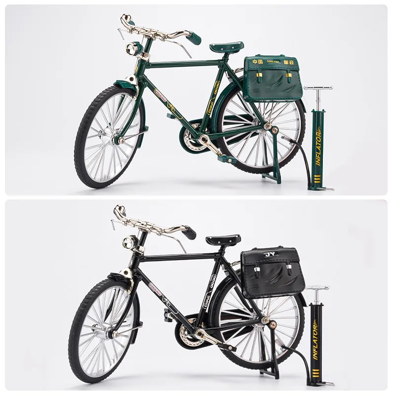 Mini Retro Fiets Model Legering Metalen Fiets Sliding Gemonteerd Versie Volwassen Simulatie Collectie Geschenken Speelgoed Voor Kinderen Jongens