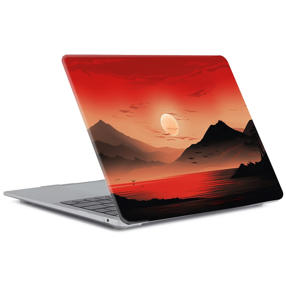 

Laptop Case for MacBook Pro 14 M1 2021 Case M2 M3 A3112 Hard Shell for MacBook Air 13 M4 13.6 15 A3241 2025 Printing Case