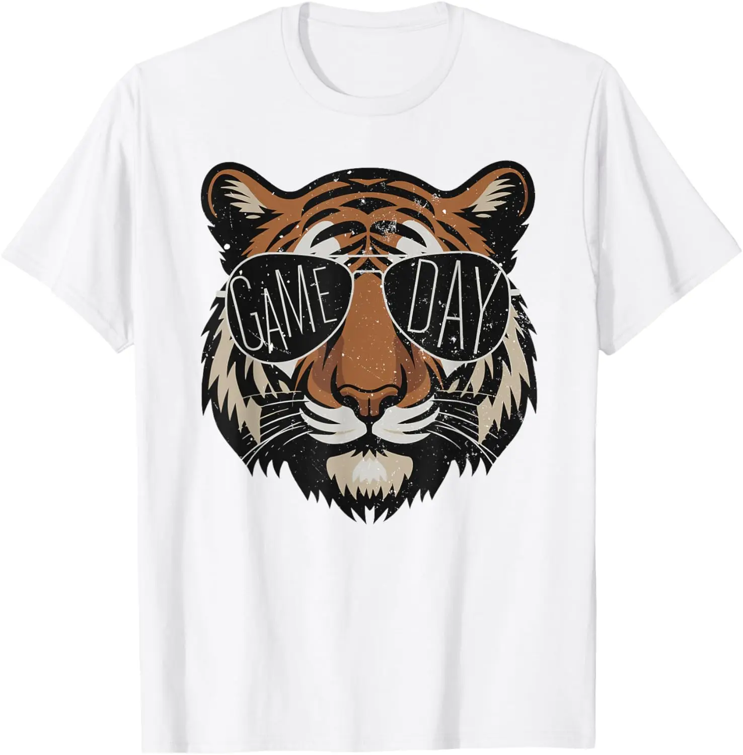 Touchdown American Football Game Day Thanksgiving Tiger Cool T-Shirt Print Original Design Gifts T Shirts Camiseta Hombre