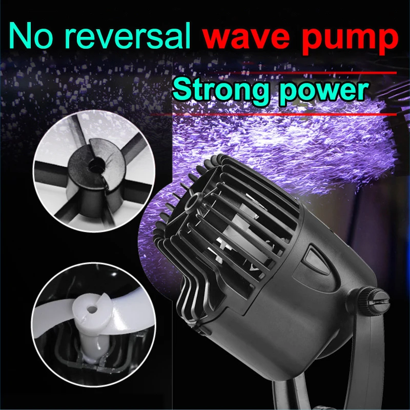 (BF06)Single Head Wavemaker Water Pump For Aquarium Fish Tank Submersible Aerobic Pump 3W Water Circulation Pump Flow Surf Pump