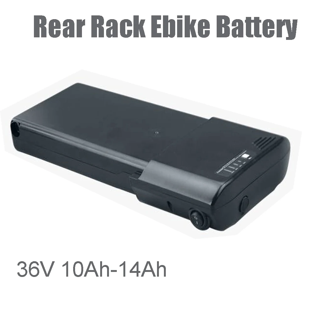 36V Rear rack Battery 12ah 14ah City Electric Bike Batteries 48V 9ah 10.5ah for 250w 350w 500w Mountain bike battery pack