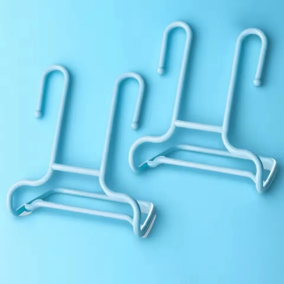 

2PCS plastic shoe rack hook, multifunctional 3D shoe rack adjustable suspension independent shoe rack stable andanti deformation