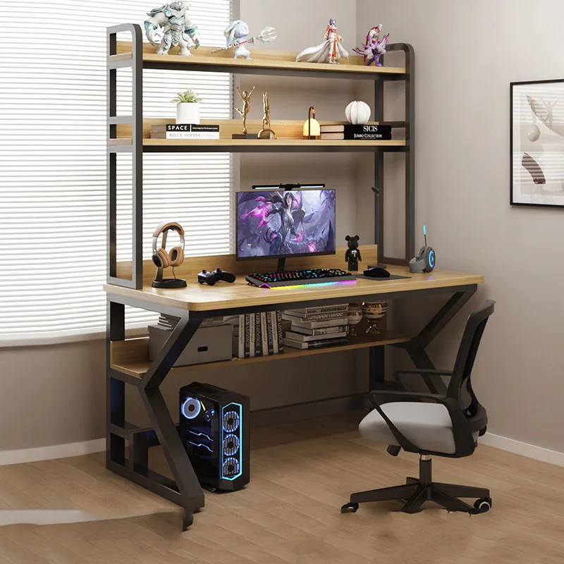 Computer Reception Desk Standing Coffee Modern Organizer Computer Desk Writing Scrivania Ad Angolo Living Room Furniture