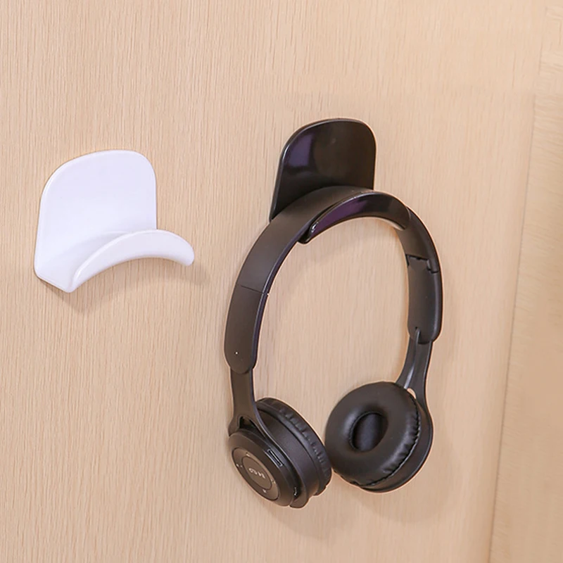 Non Perforated Computer Headphone Holder Headphone Storage Hook Student Dormitory Wall Hanging