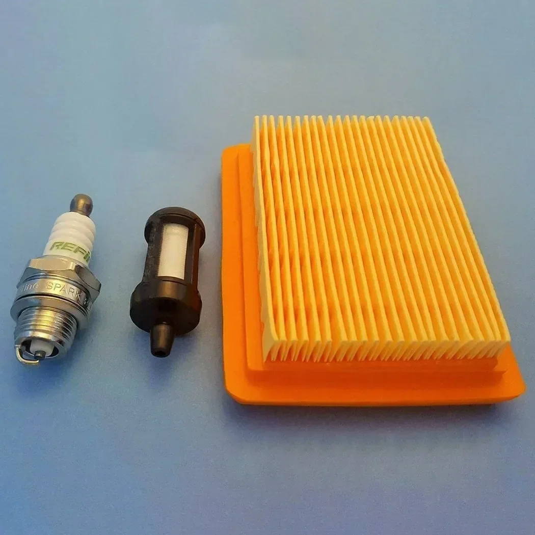 Imagem -02 - Filtro de ar Filtros de Combustível Vela de Ignição para Stihl. Fs120 Fs200 Fs250 Fs300 Fs400 Fs450 Parte do Motor do Aparador de Grama