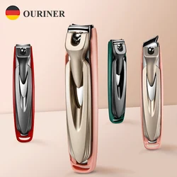 Colorful Nail Clippers Anti-Splash Nail Cutter Detachable Design Fingernail Clippers Stainless Steel Manicure Nail Tool