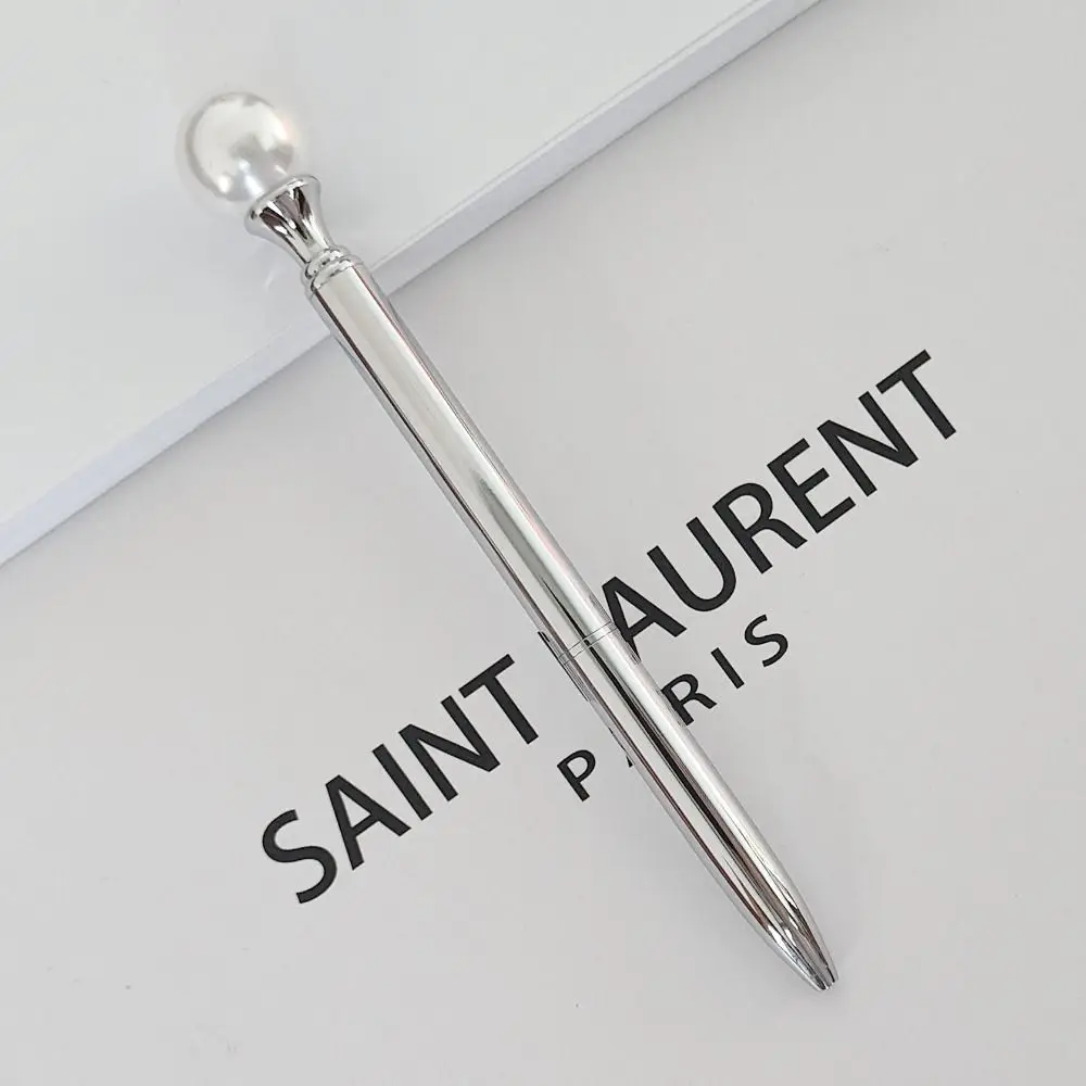 Creative Writing Smoothly Pearl Pen Quick-Drying Unique Neutral Gel Pens Metal Luxury Signature Pen Festival Gift