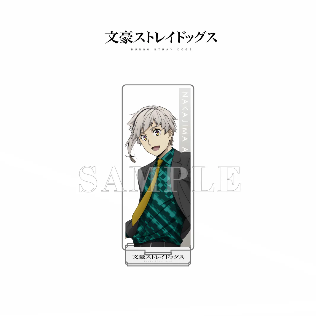 Bungo Stray Dogs 10th Anniversary Ver. 13CM Acrylic Stand Keychain Anime Collectible Standee Desk Decor Gift for Anime Fans Gift