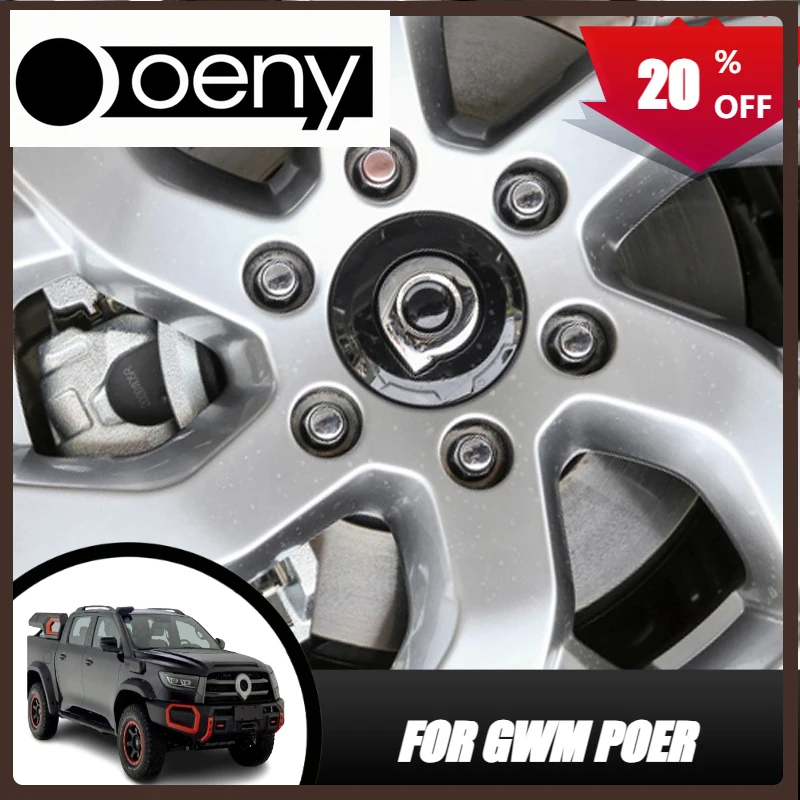 

Fit For Pickup Truck Wheel Hub Cap Cover for Great Wall Poer Ute GWM Cannon 2021 2022 Car Styling ABS Auto Decorative Accessorie