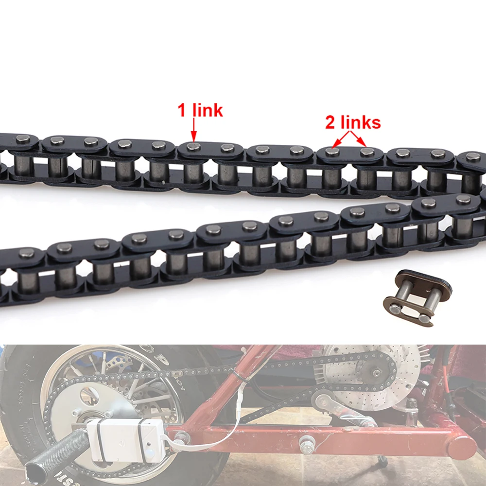 T8F Drive Chain for 43cc 47cc 49cc 50cc 2-Stroke Super Pocket Rocket Bike Minimoto Kids ATV Quad 4 Wheeler Scooter
