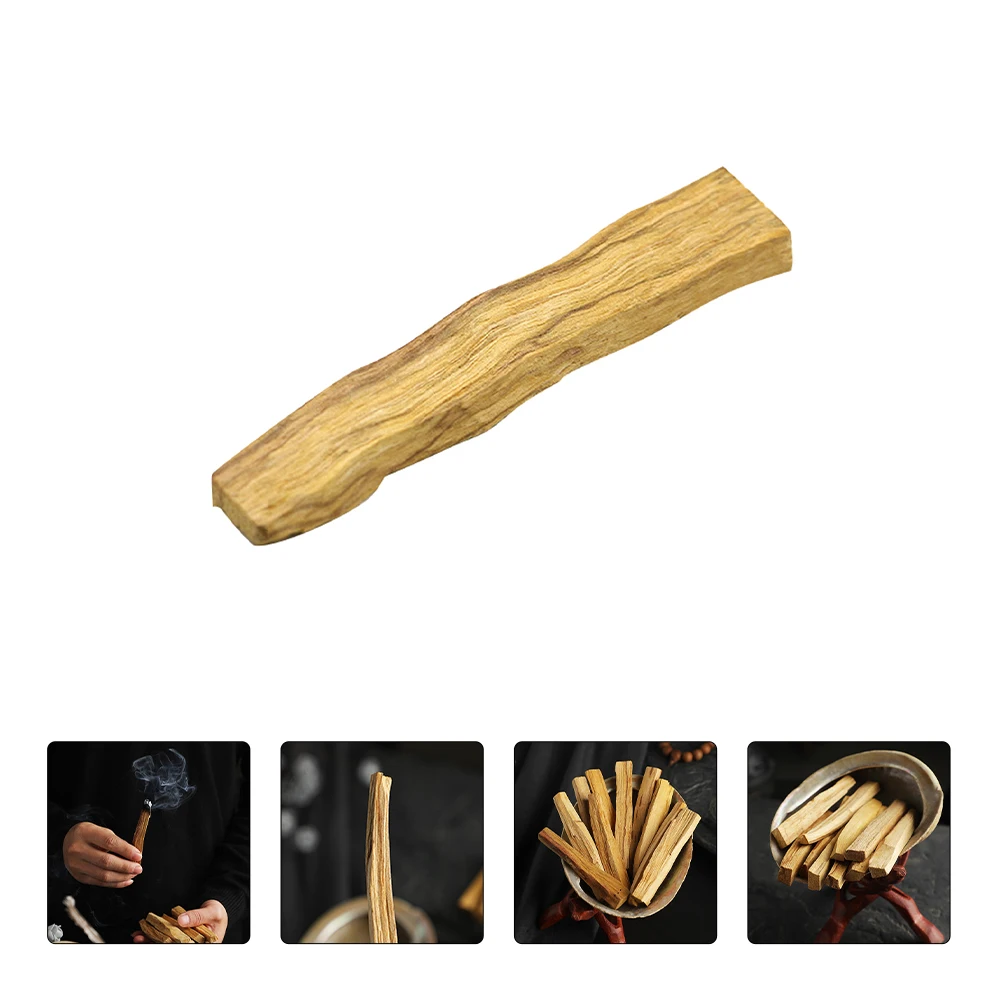 

3pcs Glass Aromatherapy Purifying Fragrance Sage Incense Wooden Hem Meditation Sticks Natural Healing Smudging Sticks For Home