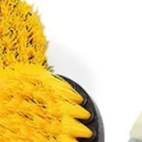 3/5/7Pcs Multi-Purpose Drill Brush Attachment Set Plastic Round Nylon Brushes Electric Scrubber Brush Extension Pole