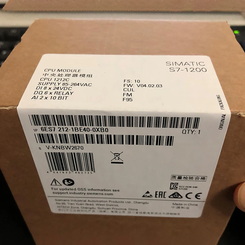 

Для модуля компактного процессора Siemens S7-1200 6ES7212-1BE40-0XB0