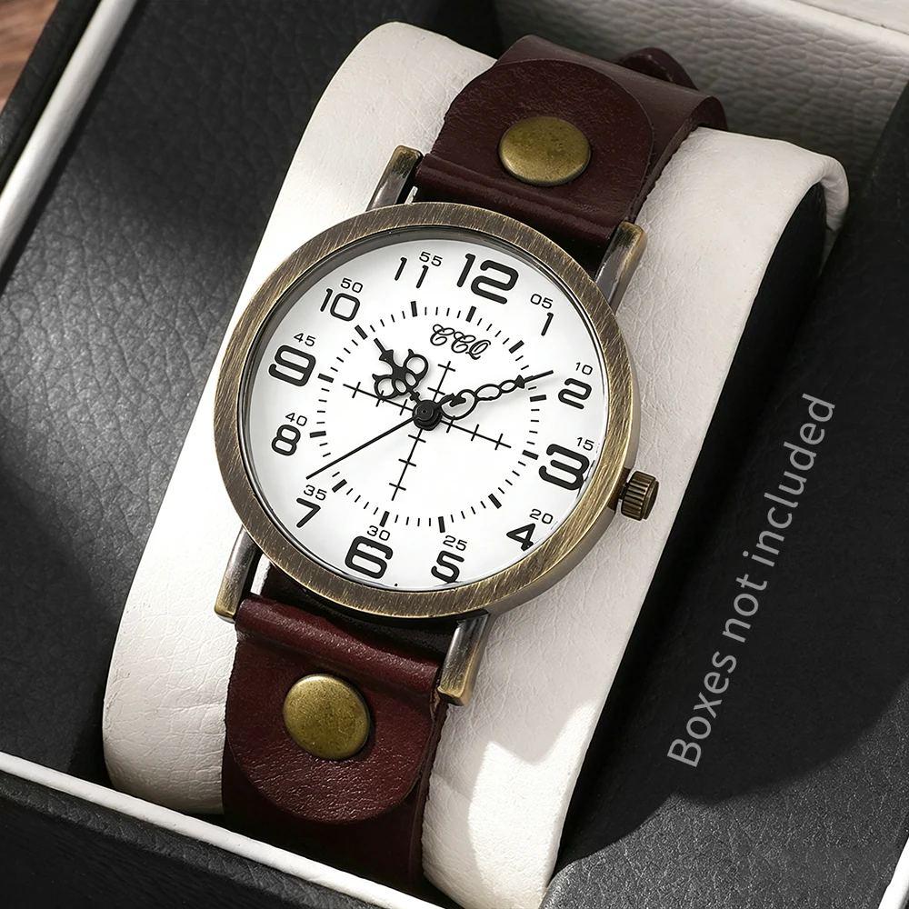 1 pc Bohemian style fashionable men's quartz watch with multiple styles and colors to choose from, box not included
