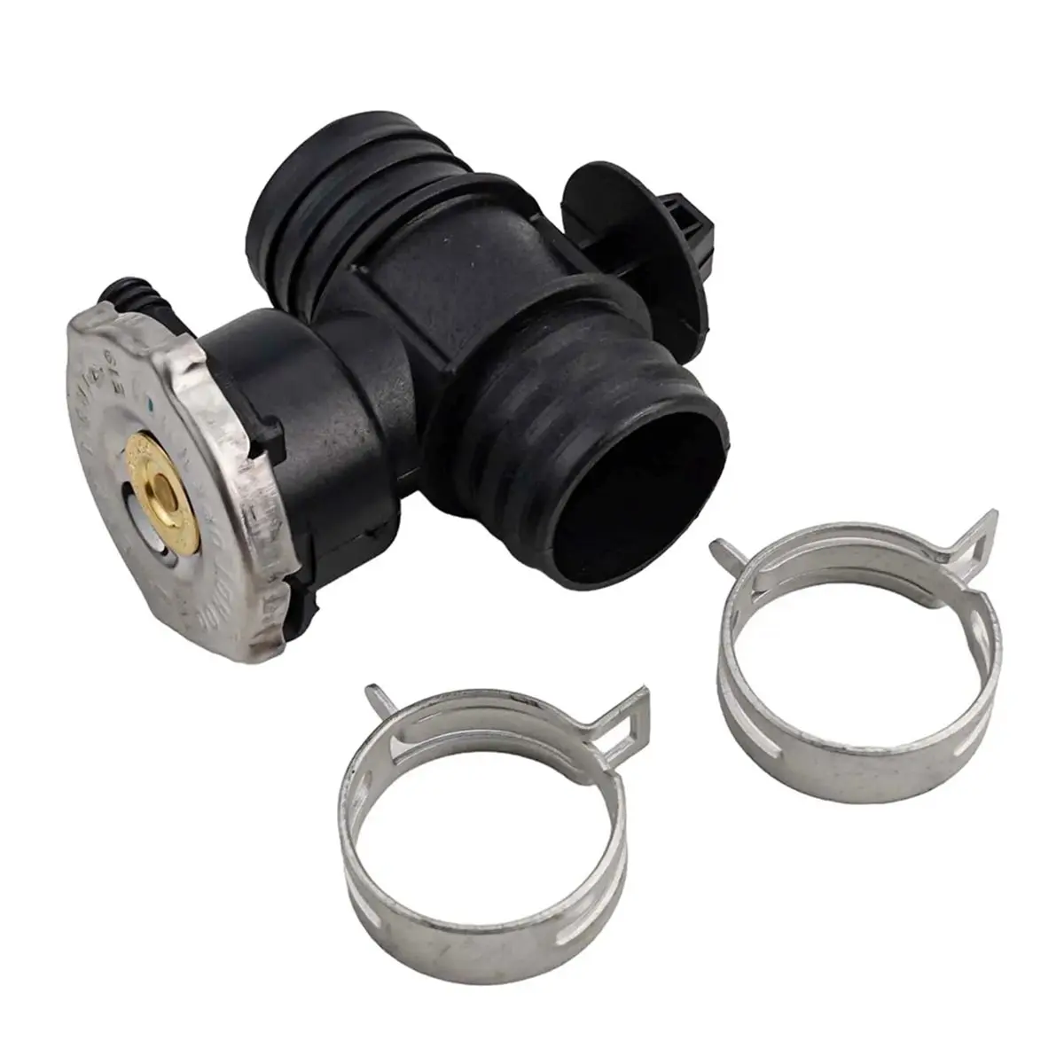 B09A Coolant Filler Radiator Hose Connector Kit with Clamps 52028810AL 55116901AA 52029195AK for Chrysler 200 Dodge Caliber