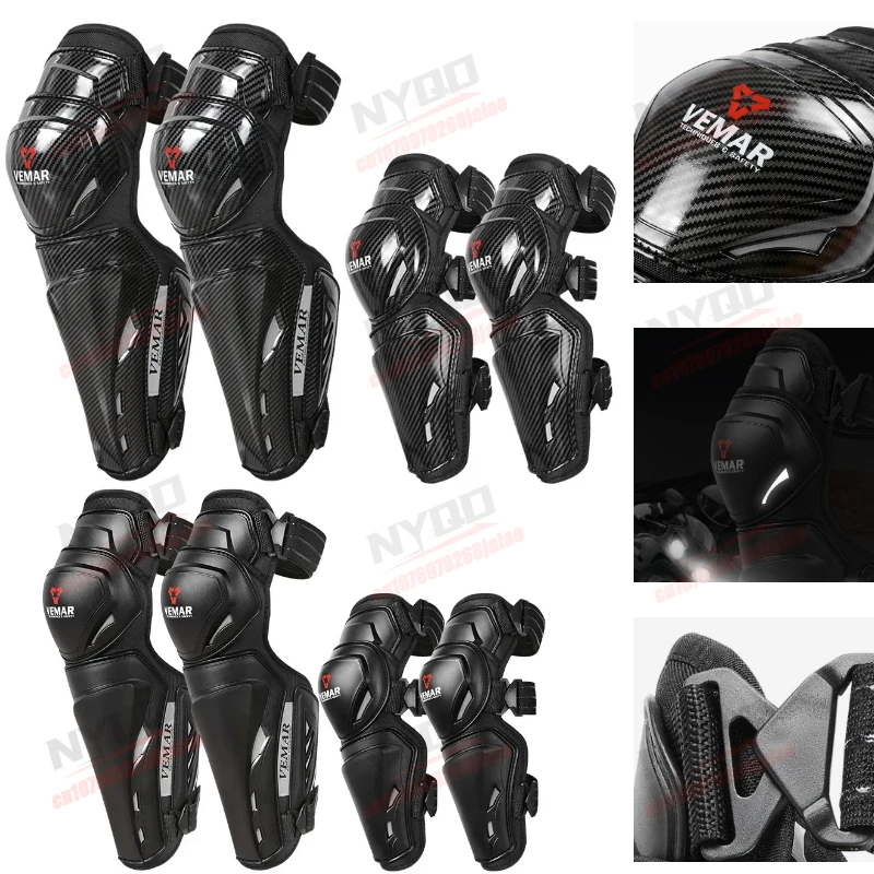 

Motorcycle Knee and Elbow Pads Are Lightweight Breathable and Fall Proof Men's Leg Guards for All Seasons