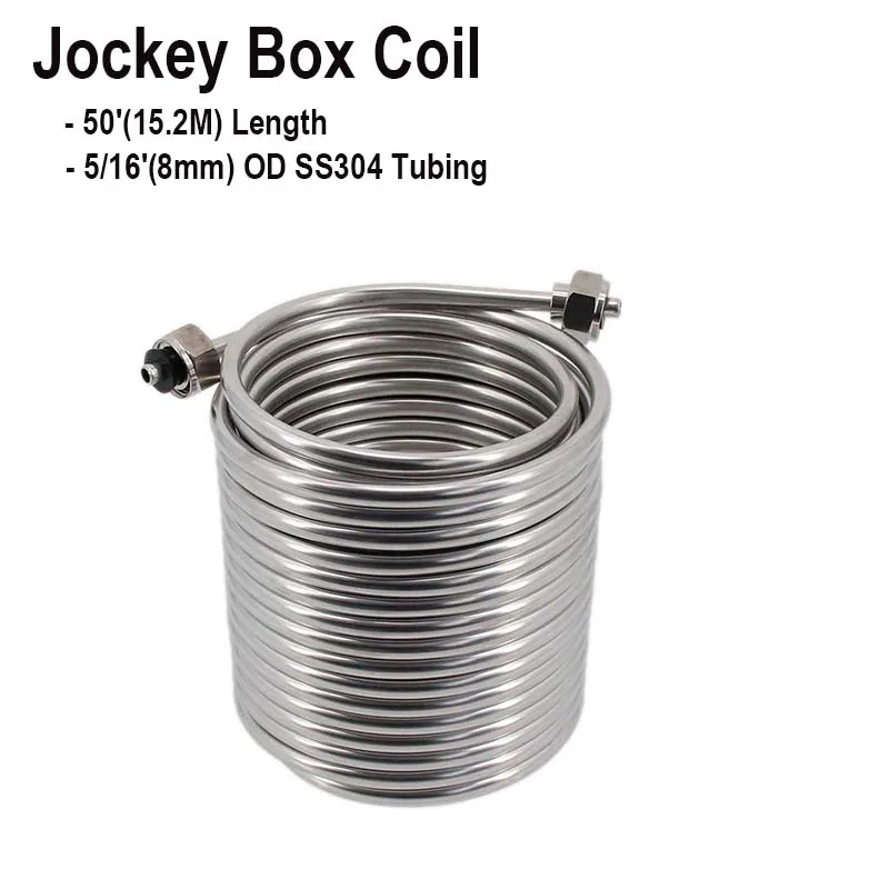 Stainless Steel Jockey Box - 50' X 5/16