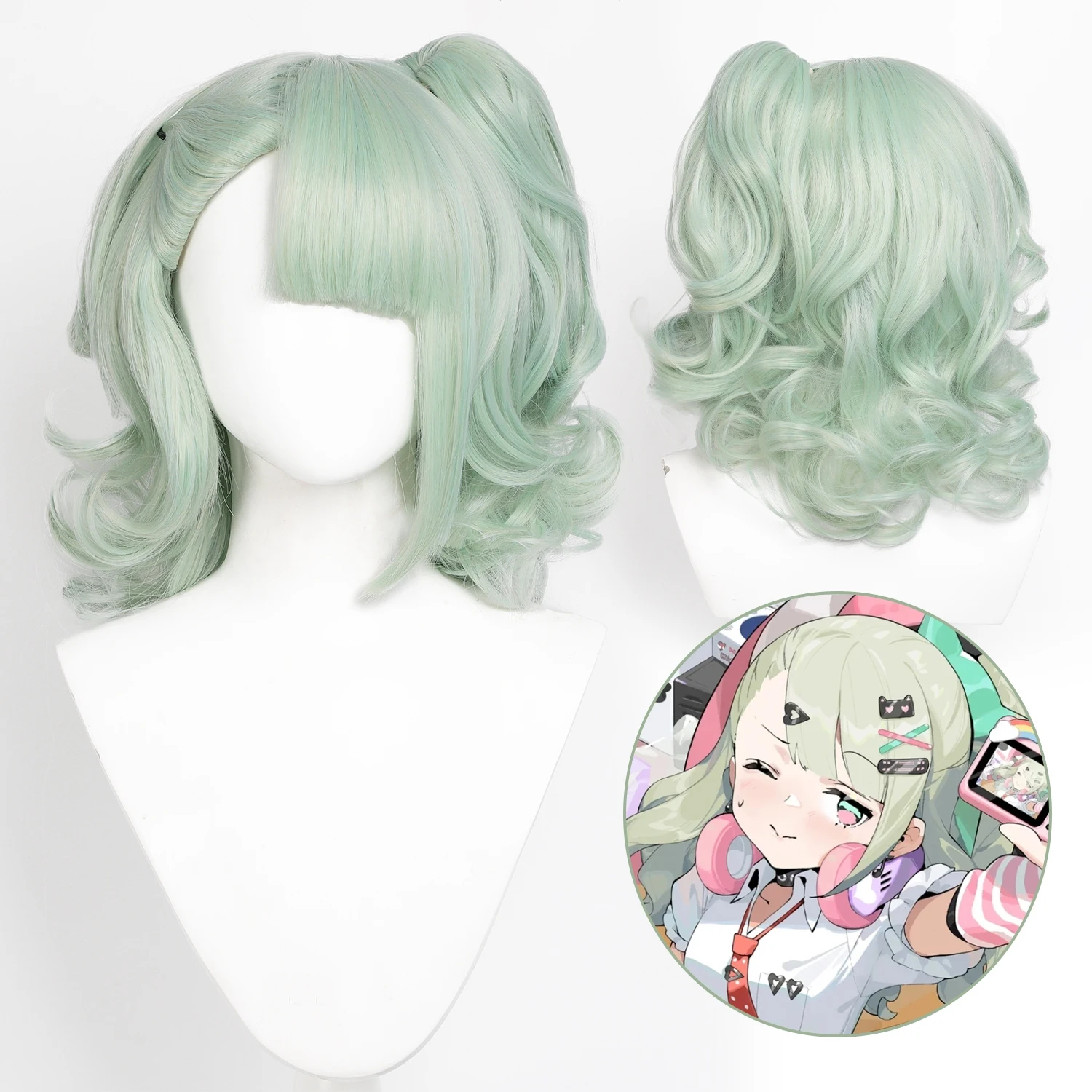Anime Wig Chinatsu Remiel Cosplay Wigs Zenless Zone Zero Game Roleplay Wig Synthetic Wig Anime Party Masquerade Carnival Cospaly