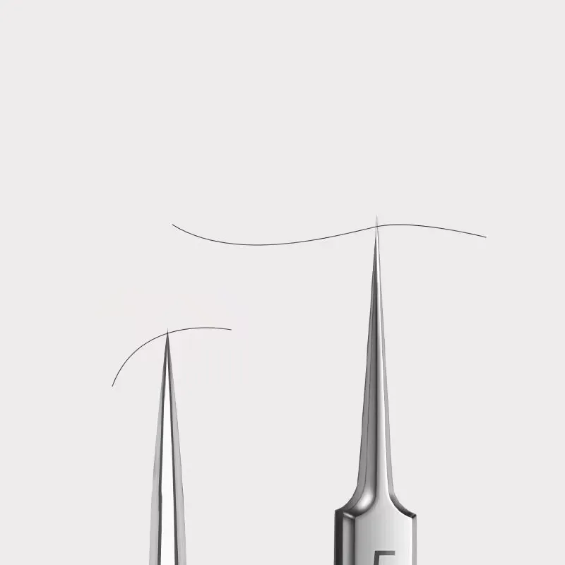 8 قطعة مجموعة أدوات إبر حب الشباب من الفولاذ المقاوم للصدأ-مزيل الرؤوس السوداء ومجموعة ملاقط لتنظيف مسام الوجه أدوات العناية بالبشرة المحمولة #4