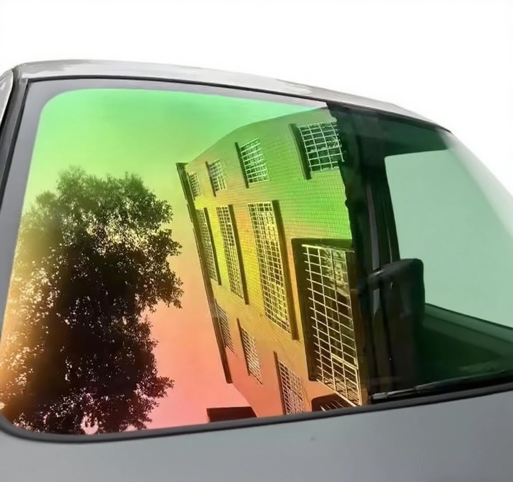 

Window Film Chameleon Green Blue Sunset Red 99%UVR Auto Window Insulation Film for Car Solar New Sunset Red Chameleon Tint Film