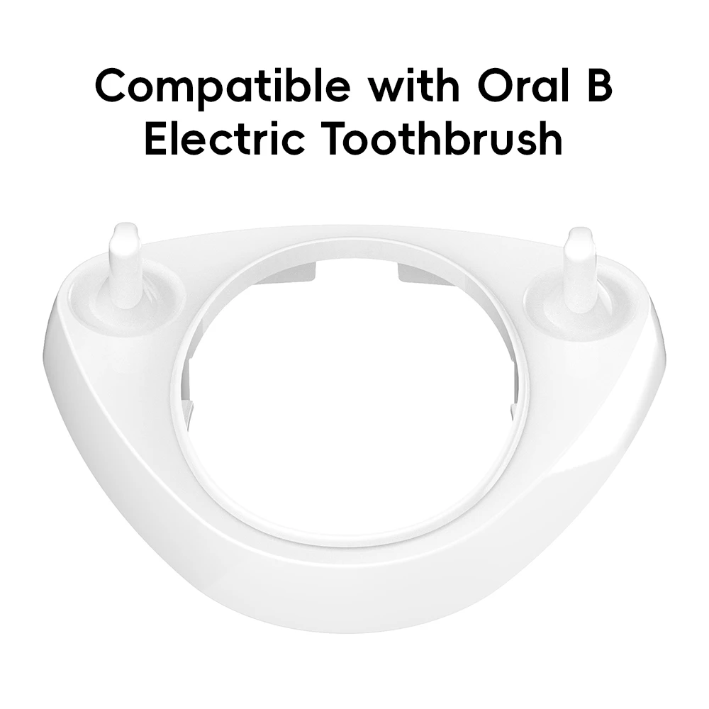 Zahnbürstenhalter mit Ladestation, Aufbewahrungsregal für Bürstenköpfe im Badezimmer, Kompatibel mit Oral B Serie Elektrische Zahnbürsten