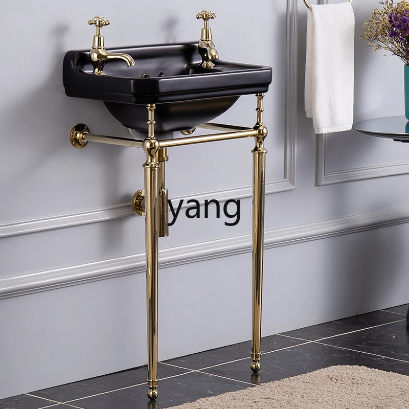 

LZR Carlton Classical Double Hole Bracket Basin British American Retro Hanging Basin