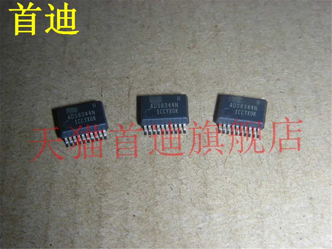 Free shipping    ADS8344NB ADS8344 SSOP20      10PCS