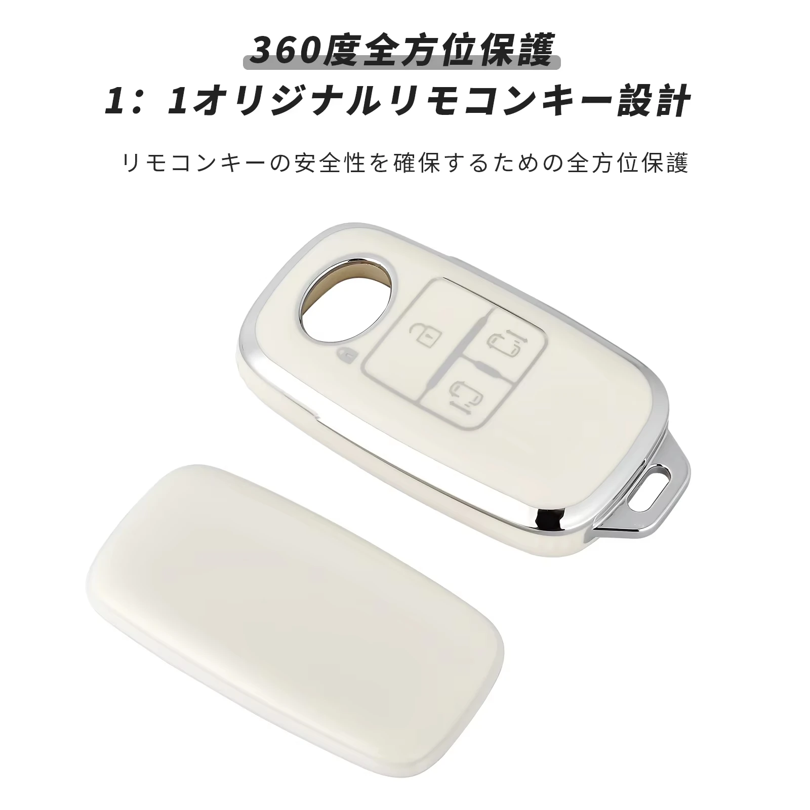 Auto Shell Fob for Toyota Perodua Yaris Ativ Raize Veloz Avanza Rush Daihatsu Japan TPU Smart Remote Car Key Case Cover