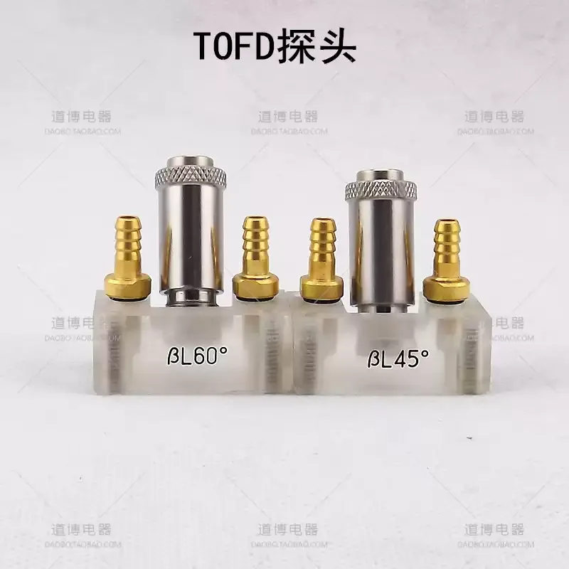 1PCS TOFD probe, weld inspection 5MHz φ 6 ultrasonic flaw detector composite wafer probe UT non-destructive testing